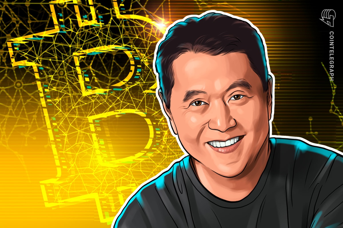 Kiyosaki Says Cash Crunch Driving Crash, Stays Bullish on BTC, Gold